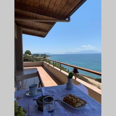 360º Suite With Endless Views To The Ionian Sea Mytikas  Luaran gambar