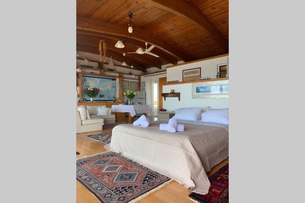 360º Suite With Endless Views To The Ionian Sea Mytikas  Luaran gambar